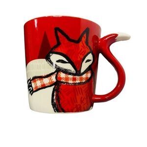 STARBUCKS Retired 2016 Red Fox 12 fl oz Coffee Cup